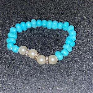 Pearl and Rock Bracelet